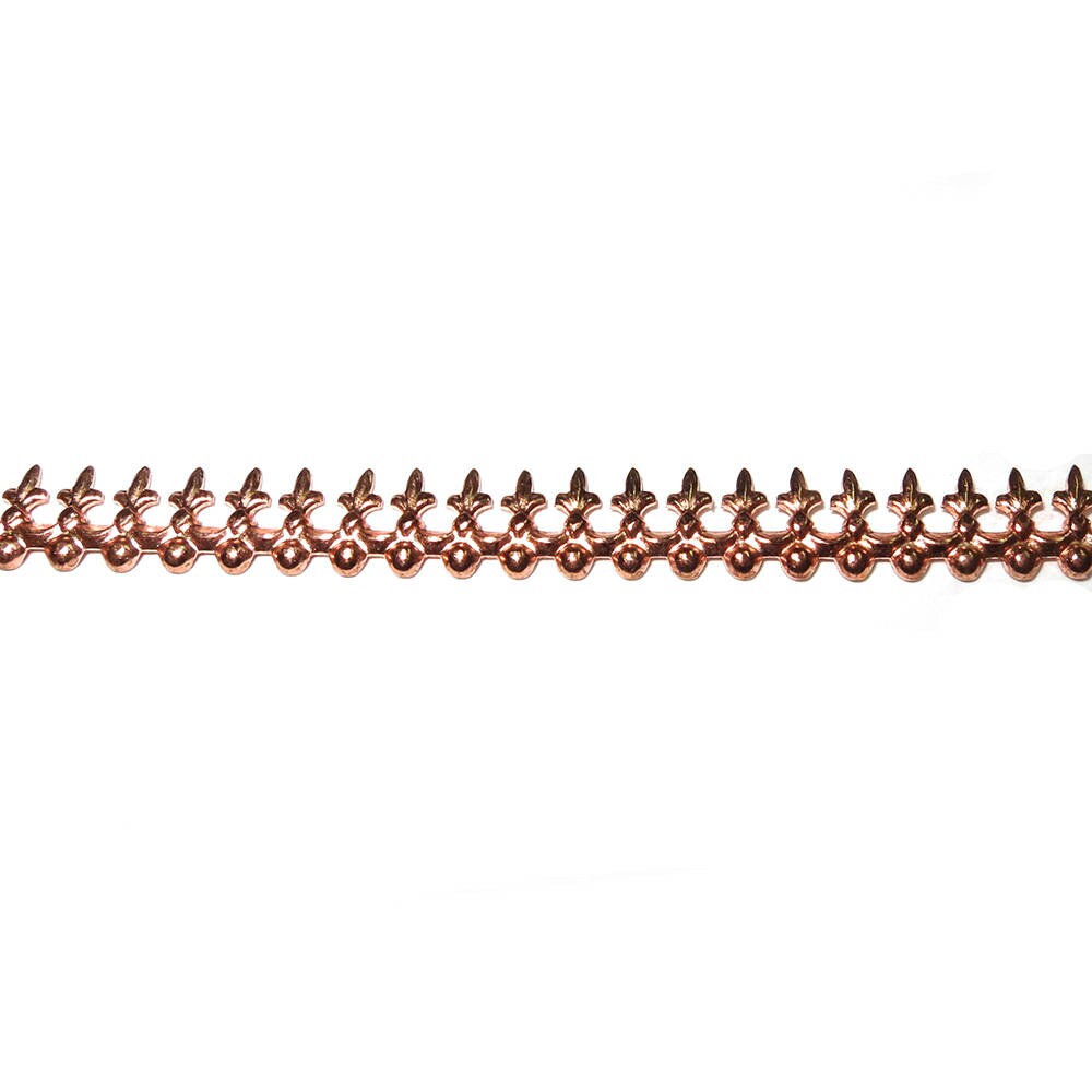 Natural Copper Gallery wire, Copper wire, Gallery pattern, Gallery ribbon, Wire, Setting, Jewelry making, Copper findings - 4 inch (10 cm)