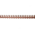 Natural Copper Gallery wire, Copper wire, Gallery pattern, Gallery ribbon, Wire, Setting, Jewelry making, Copper findings - 4 inch (10 cm)