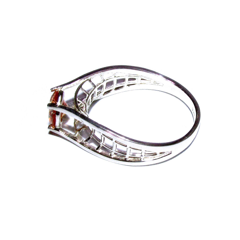 Citrine ring 925 sterling silver size 7, Handmade ring, single copy, 925 sterling silver, Natural Citrine, silver ring, gemstone Citrine