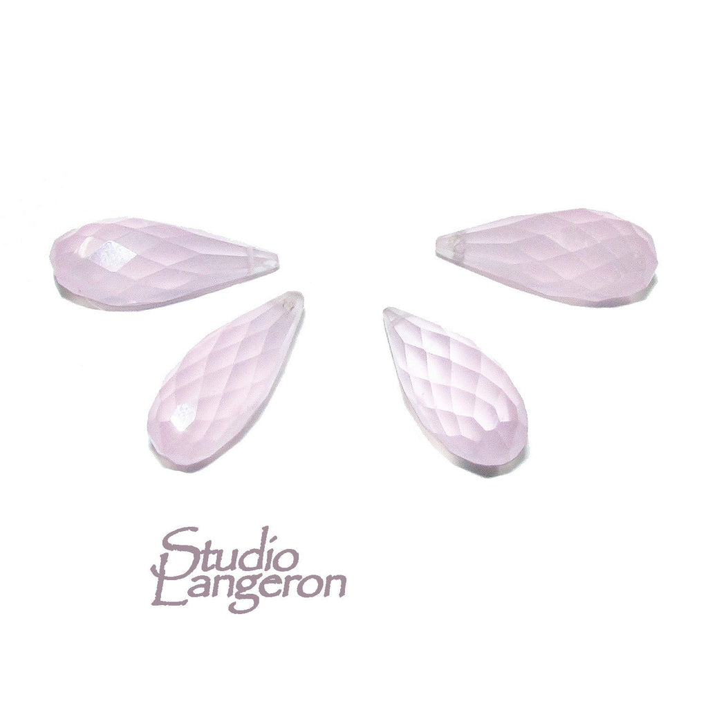 Natural rose quartz Teardrop faceted Beads size 13x8 mm, Tanzanite Gemstone, Jewelry making, Natural Gemstone Teardrop beads - 1 piece