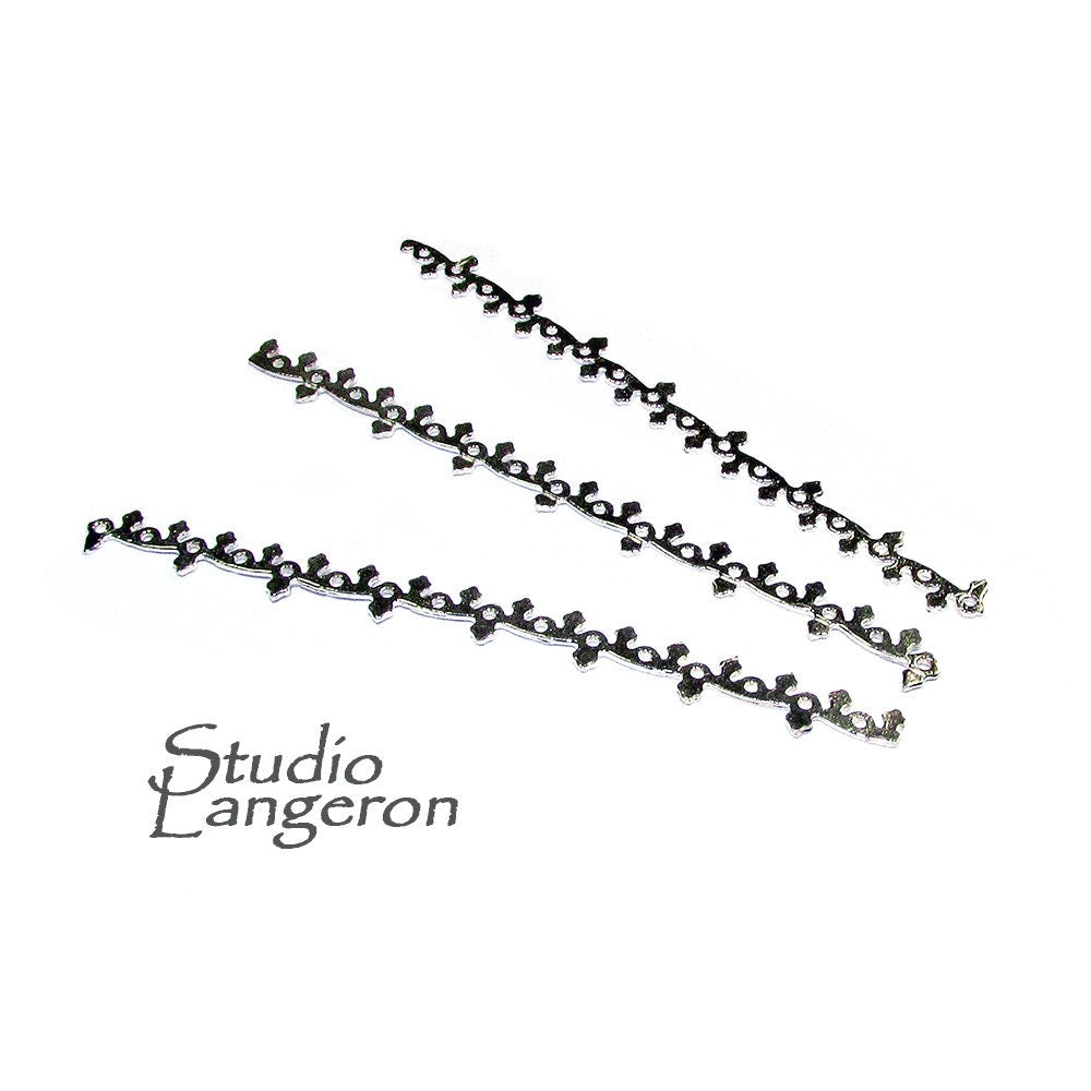 999 Fine silver Casted Bezel wire size 6.5x0.5 cm (2.4 inch), Gallery wire, Setting silver, Gallery pattern, Jewelry making, Wire - 1 piece