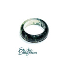 Natural Moss agate smooth band Ring size 6, Moss agate stone ring, Band Rings, Natural Gemstone ring, Unisex rings, Solid gemstone