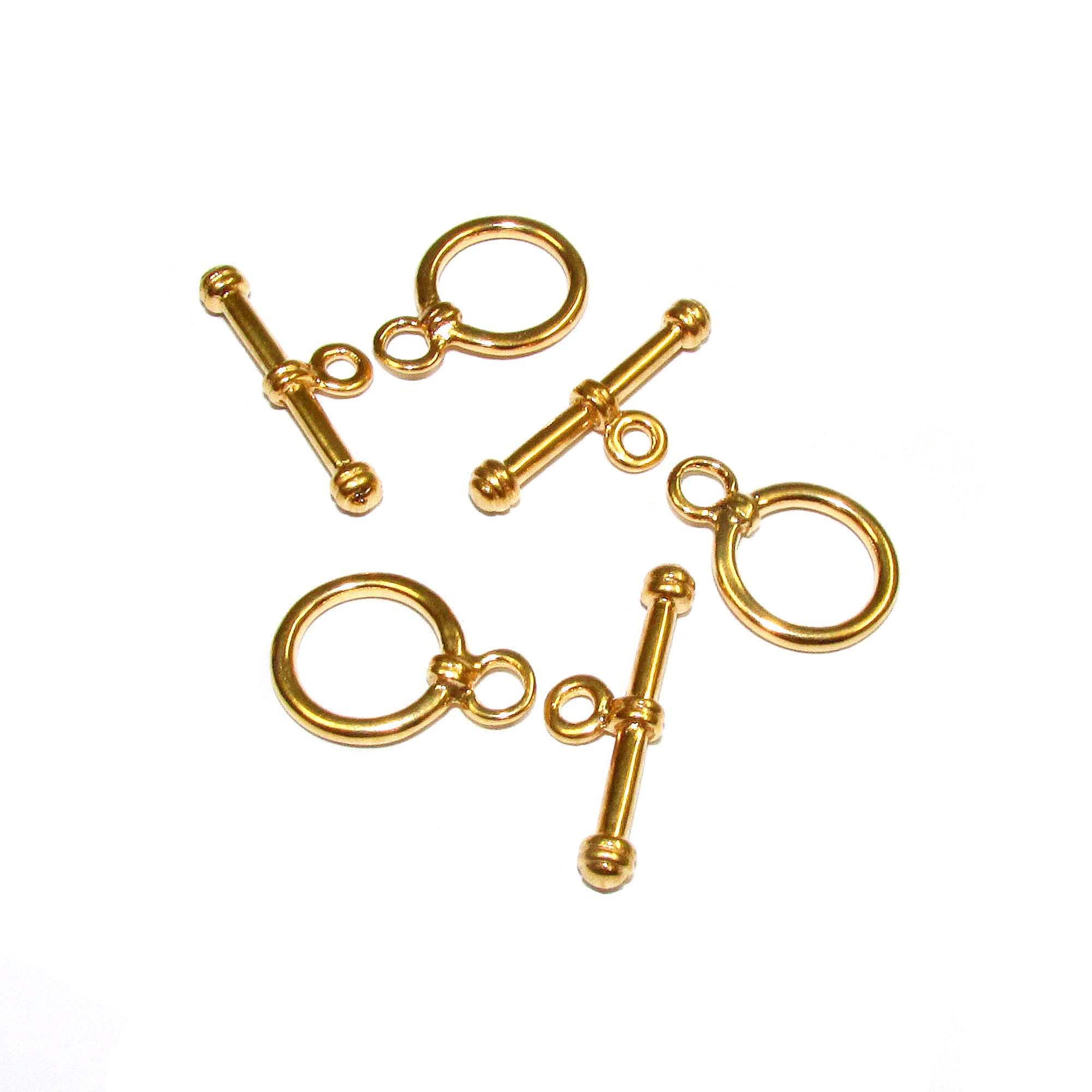 14K Yellow Gold filled Toggle Clasps size 12.5 mm, Gold Filled Toggle clasp, Jewelry making, Gold Filled clasp, Clasp toggle - 1 piece