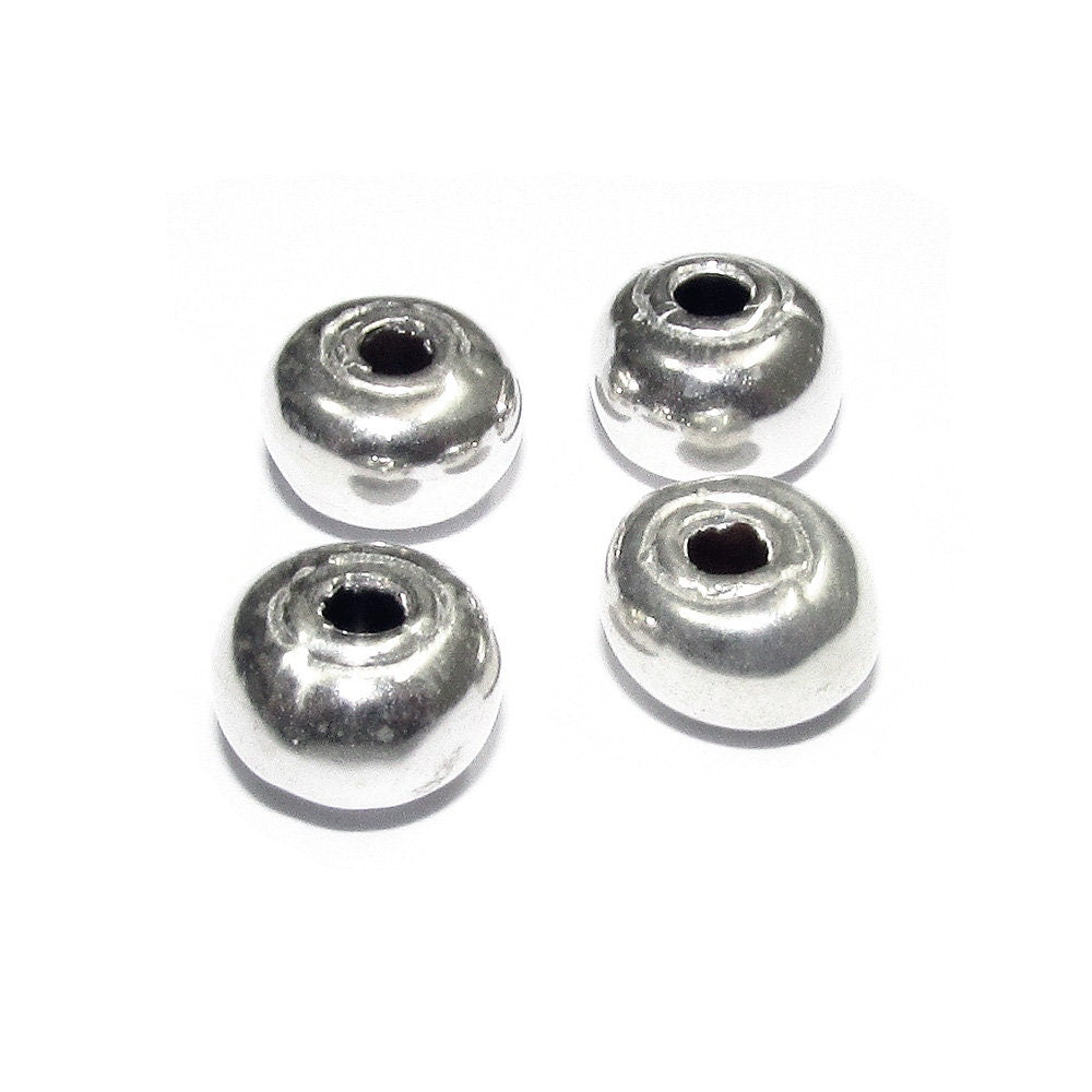 925 sterling silver handmade beads BB32, handmade, silver beads, Jewelry making, handmade beads, decorative beads, Original beads - 1 piece