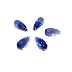 Natural Iolite Smooth Teardrop Beads size 15x7 mm, Iolite  Gemstone, Jewelry making, Natural Gemstone Teardrop beads - 1 piece
