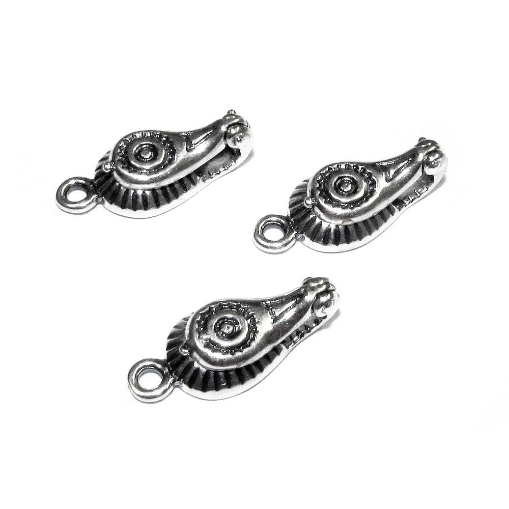 925 Sterling Silver Fold-Over Magnetic Clasp, Magnetic clasp, Clasp, Silver clasp, Round clasp, Jewelry making, 925 silver clasp - 1 piece