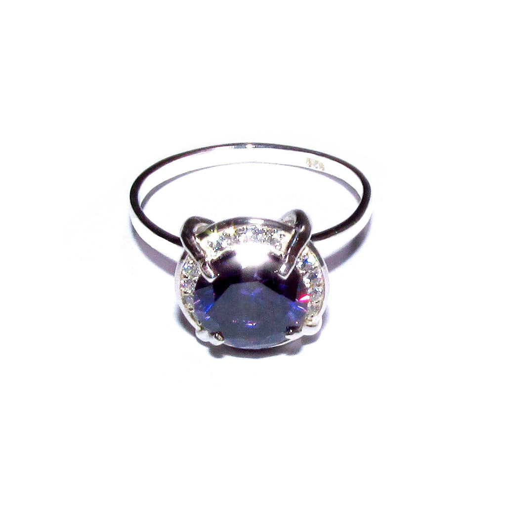 Amethyst ring 925 sterling silver size 7 1/2, Handmade ring, single copy, sterling silver, Amethyst ring, silver ring, gemstone