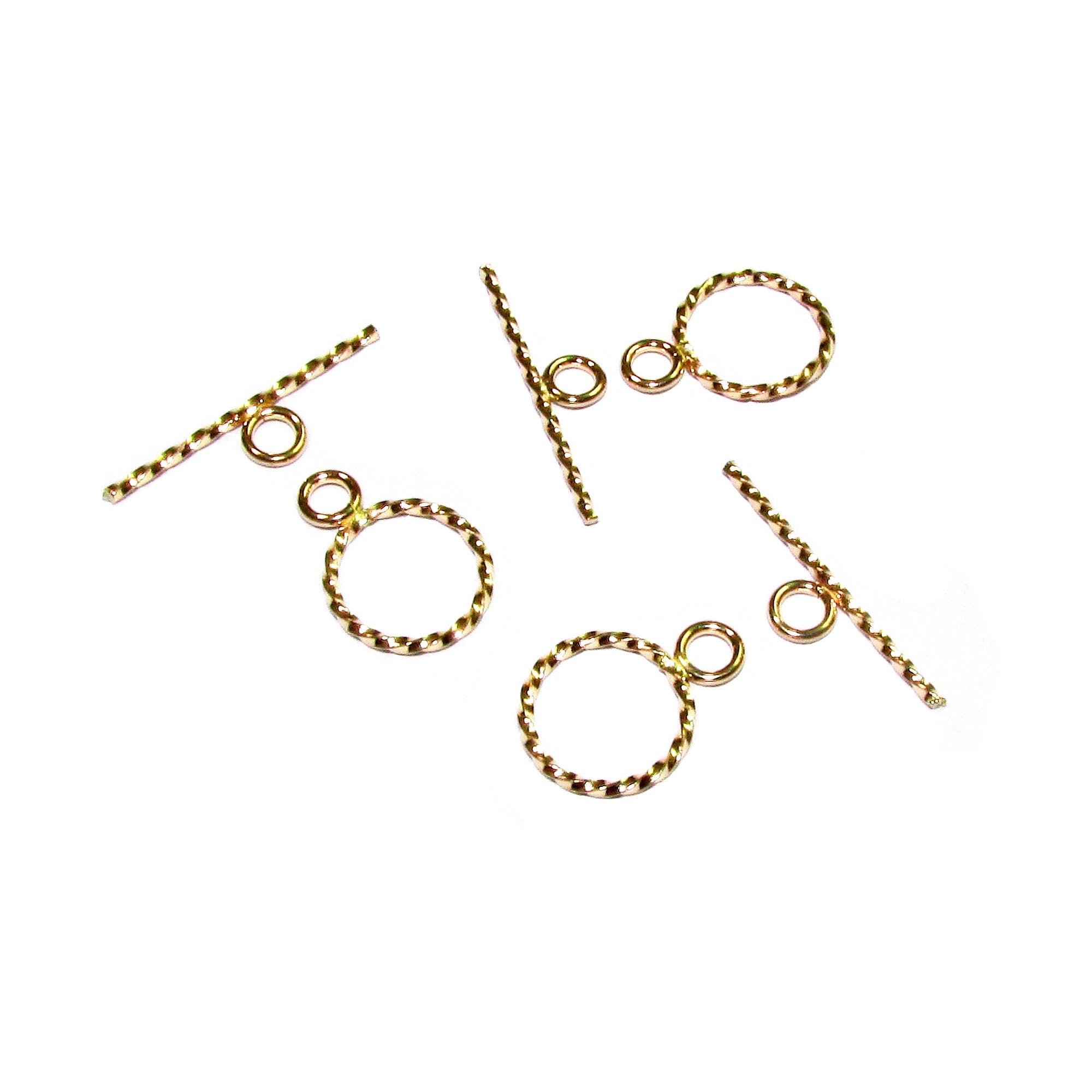 14K Yellow Gold filled Toggle Clasps size 10 mm, Gold Filled Toggle clasp, Jewelry making, 14K Gold Filled clasp, Gold Filled - 1 piece