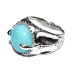 Amazonite ring 925 sterling silver size 6, Handmade ring, single copy, sterling silver, Amazonite, silver ring, gemstone, ring, Turquoise