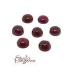 5 mm Garnet Round Cabochon Natural Gemstone Calibrated Size, Garnet Gemstone, Natural gemstone, Garnet cabochon, Jewelry making - 1 piece