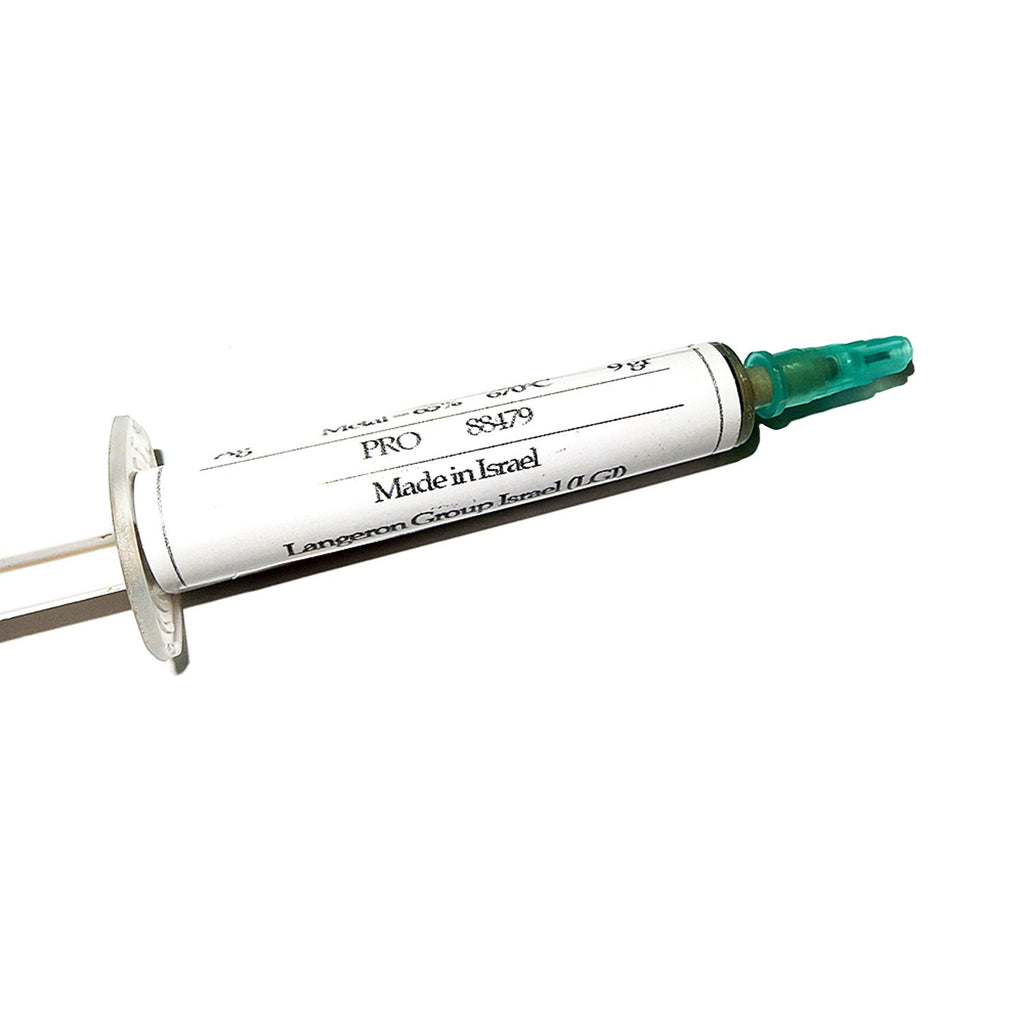 Silver Solder Paste 9 g Medium Syringe, Melting Point 670, solder silver syringe, solder silver 65%, Medium solder, Jewelry making - 1 piece
