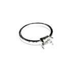 925 sterling silver blank ring with rectangular Prong Setting 4x6mm size 4-11, Jewelry making, base ring, Setting, Prong setting - 1 piece