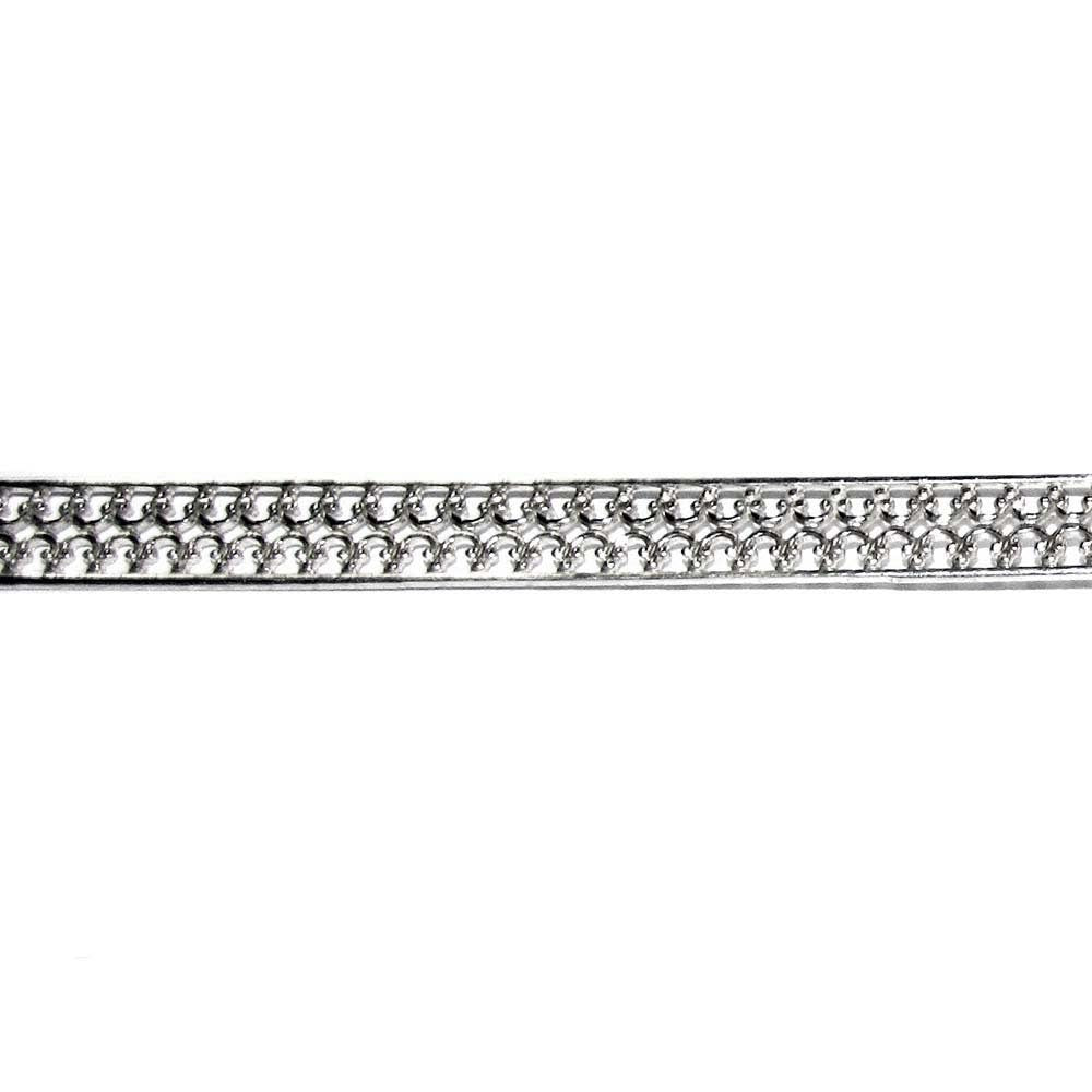 935 Argentium Silver Bezel wire, Gallery wire, Gallery ribbon, Gallery pattern, Argentium silver, Jewelry making, Setting - 4 inch (10 cm)