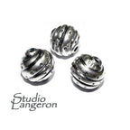 925 sterling silver handmade beads BB13, Jewelry making, silver beads, Handmade beads, decorative beads, Original beads - 1 piece