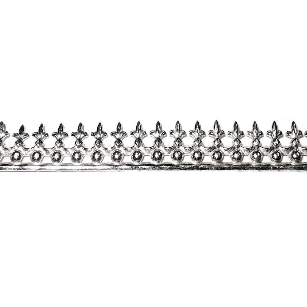 935 Argentium Silver Bezel wire, Gallery wire, Gallery ribbon, Gallery pattern, Argentium silver, Jewelry making - 4 inch (10 cm)