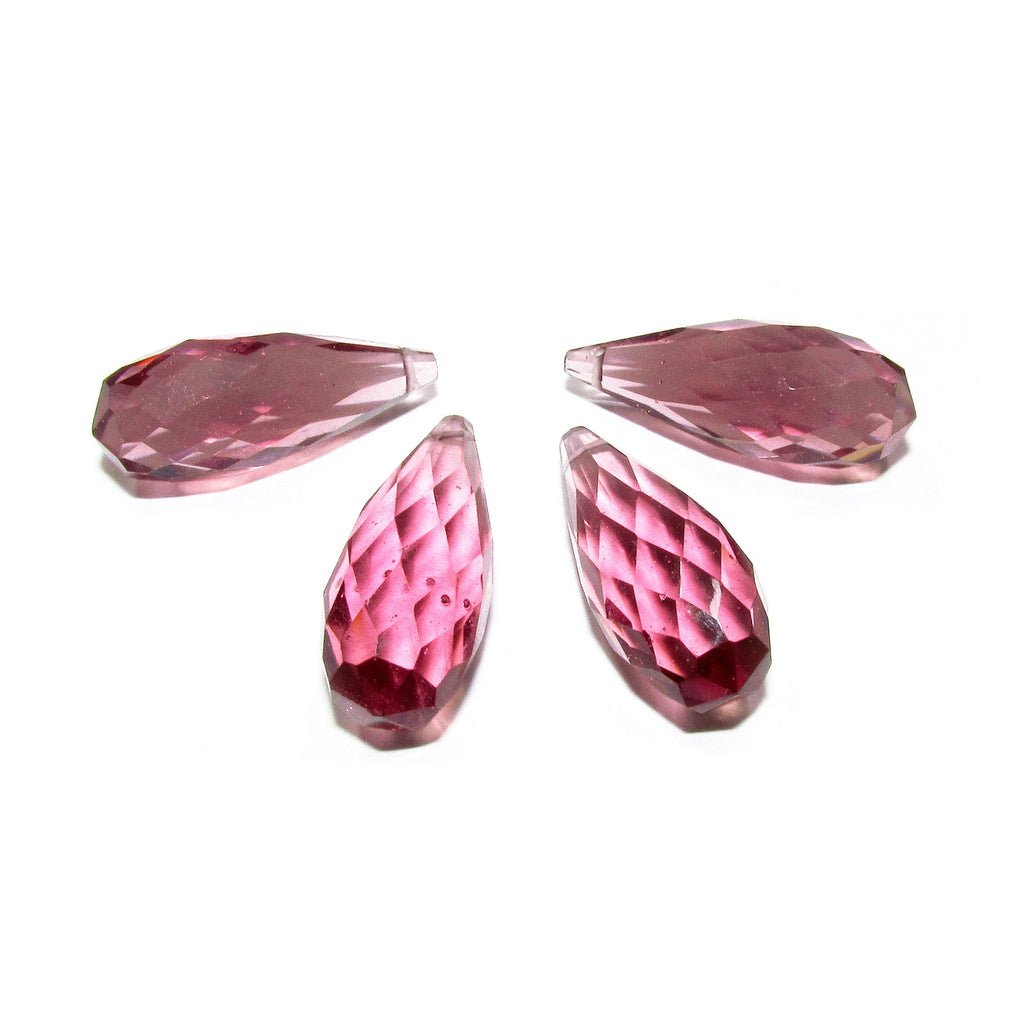 Natural Kunzite Teardrop faceted Beads size 20x8 mm, Kunzite Gemstone, Jewelry making, Natural Gemstone Teardrop beads - 1 piece