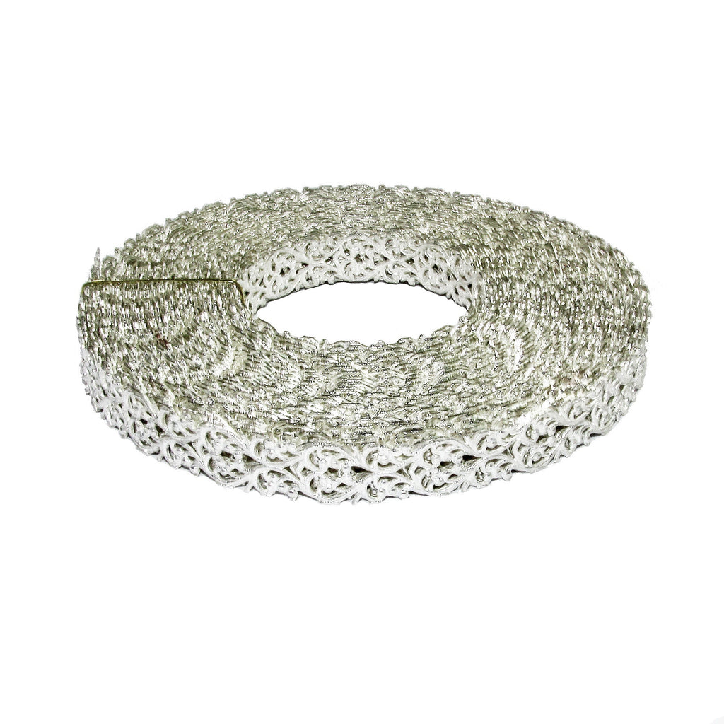 935 Argentium Silver Bezel wire, Gallery wire, Gallery ribbon, Gallery pattern, Argentium silver, Jewelry making, Silver - 4 inch (10 cm)
