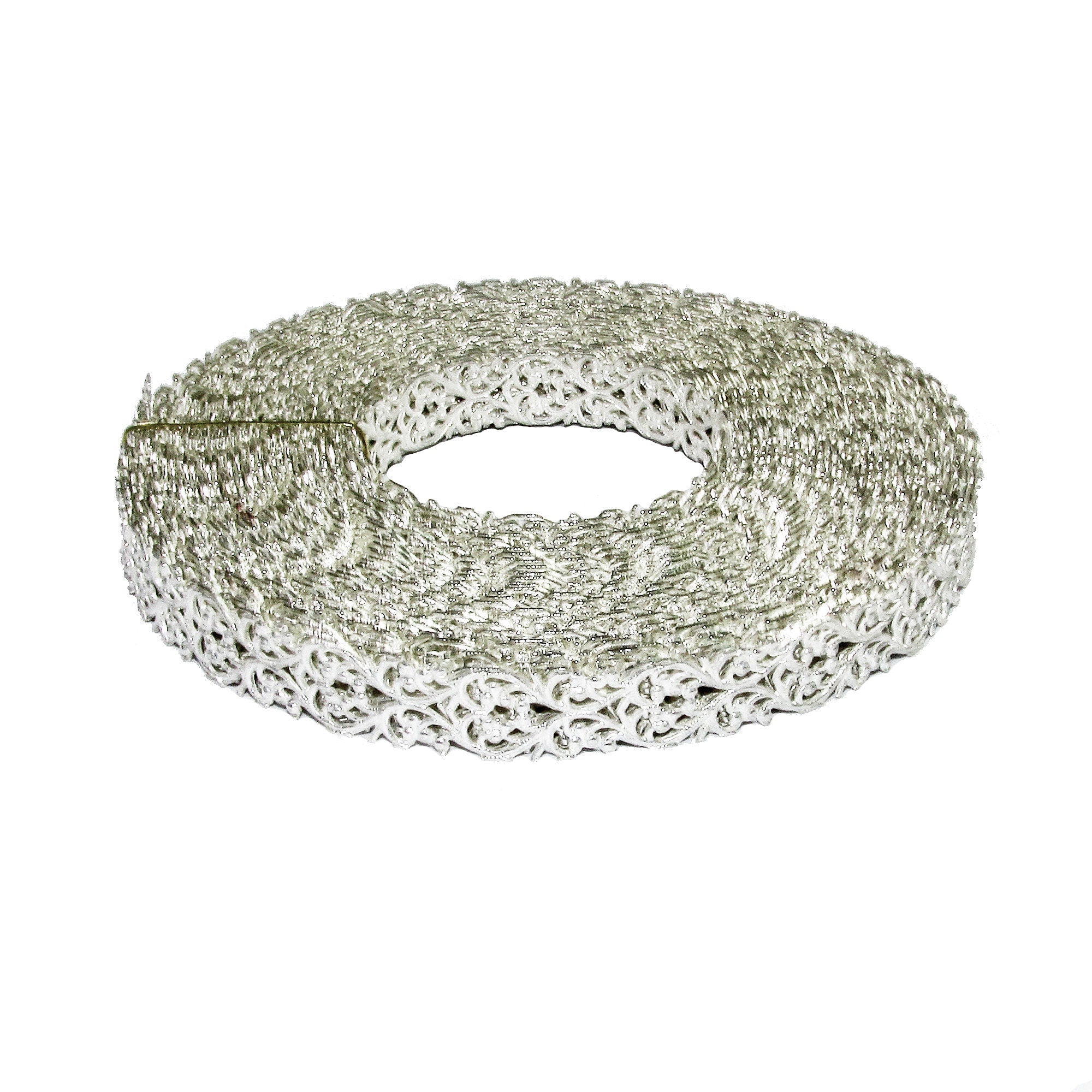 935 Argentium Silver Bezel wire, Gallery wire, Gallery ribbon, Gallery pattern, Argentium silver, Jewelry making, Silver - 4 inch (10 cm)