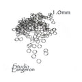10 pcs 925 Sterling Silver Open Jump Rings 1.0 mm (18GA) Inside Diameter 2.0, 2.5, 3.0, 3.5, 4.0, 5.0, 6.0 mm, Jump rings, Jewelry making