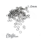 10 pcs 925 Sterling Silver Open Jump Rings 1.0 mm (18GA) Inside Diameter 2.0, 2.5, 3.0, 3.5, 4.0, 5.0, 6.0 mm, Jump rings, Jewelry making