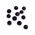 4 mm Natural Black onyx round Cabochon, Black onyx Gemstone, Natural gemstone, Round cabochon, Jewelry making, Black onyx - 1 piece