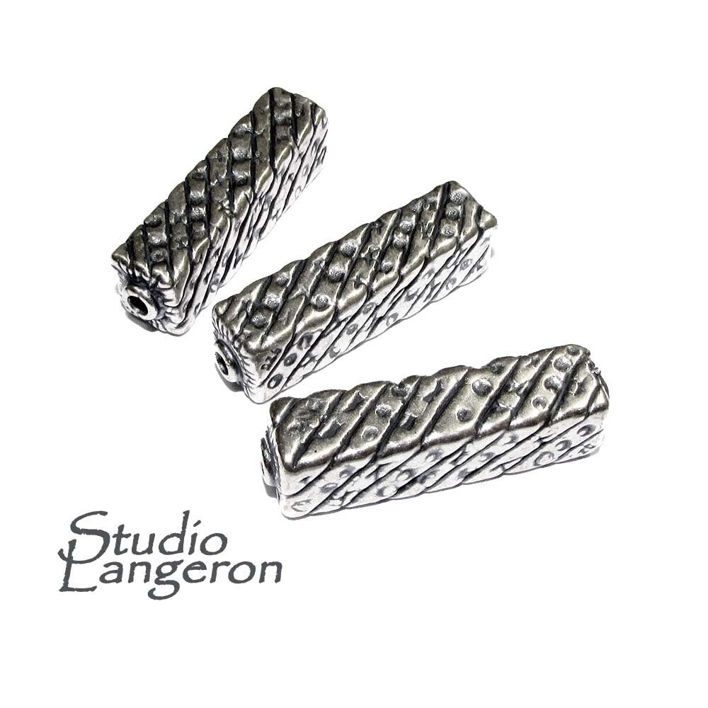 925 sterling silver handmade beads BS06, silver beads, Jewelry making, handmade bead, decorative bead, Original beads, Large beads - 1 piece