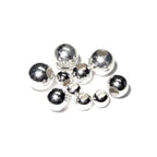 925 sterling silver seamless round shiny beads size 2.0-18.0 mm, Silver beads, Jewelry making, Silver findings, Sterling silver - 1 piece