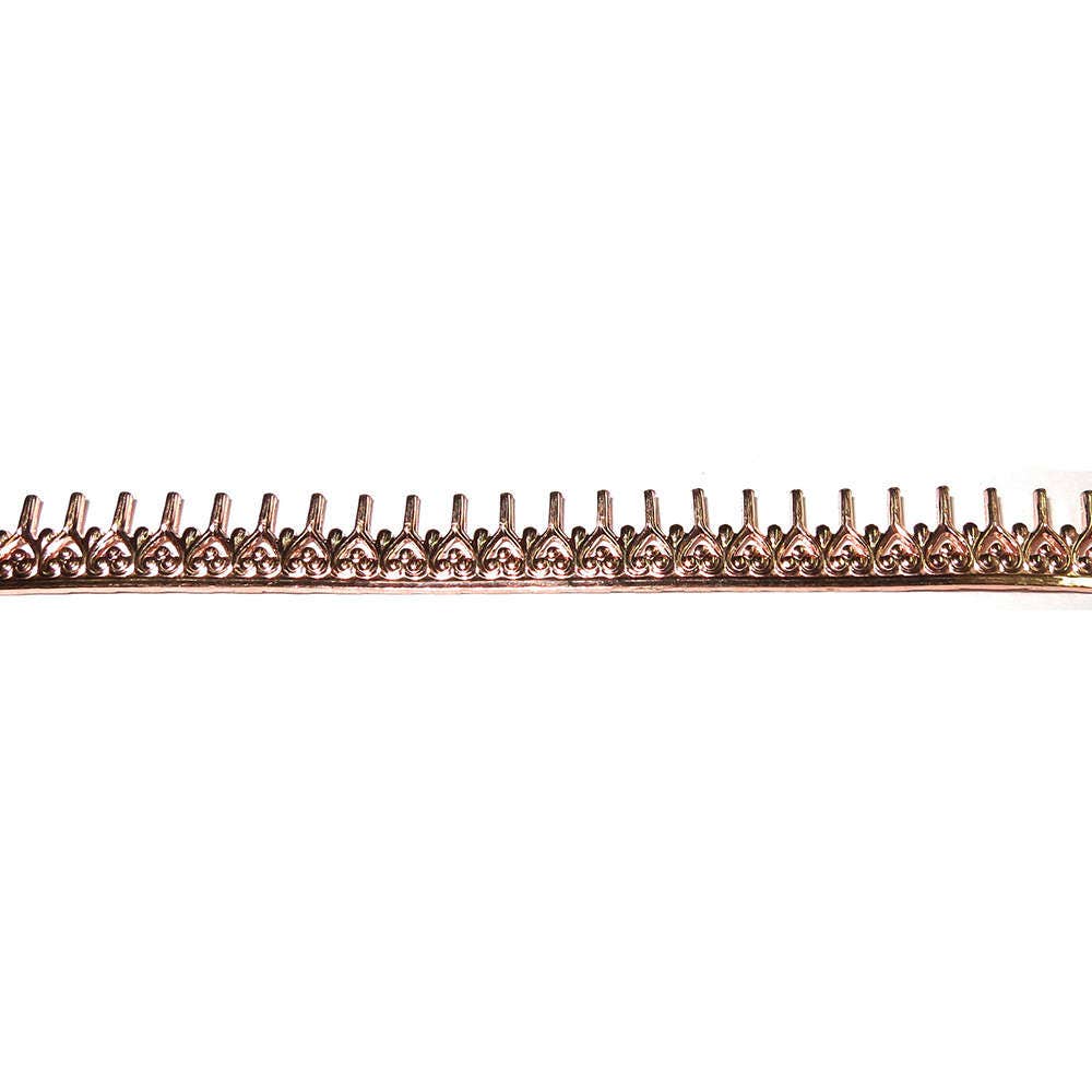 Natural Copper Bezel wire, Gallery wire, Gallery ribbon, Gallery pattern, Jewelry making, Wire, Copper wire, Findings  - 4 inch (10 cm)