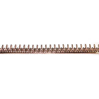Natural Copper Bezel wire, Gallery wire, Gallery ribbon, Gallery pattern, Jewelry making, Wire, Copper wire, Findings  - 4 inch (10 cm)