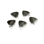 925 Sterling silver triangle flat beads size 6.2x2.2 mm, Flat beads, Silver beads, Jewelry making, Beads bracelet, Silver beads - 1 piece