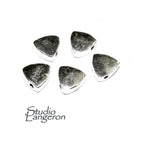 925 Sterling silver triangle flat beads size 6.2x2.2 mm, Flat beads, Silver beads, Jewelry making, Beads bracelet, Silver beads - 1 piece
