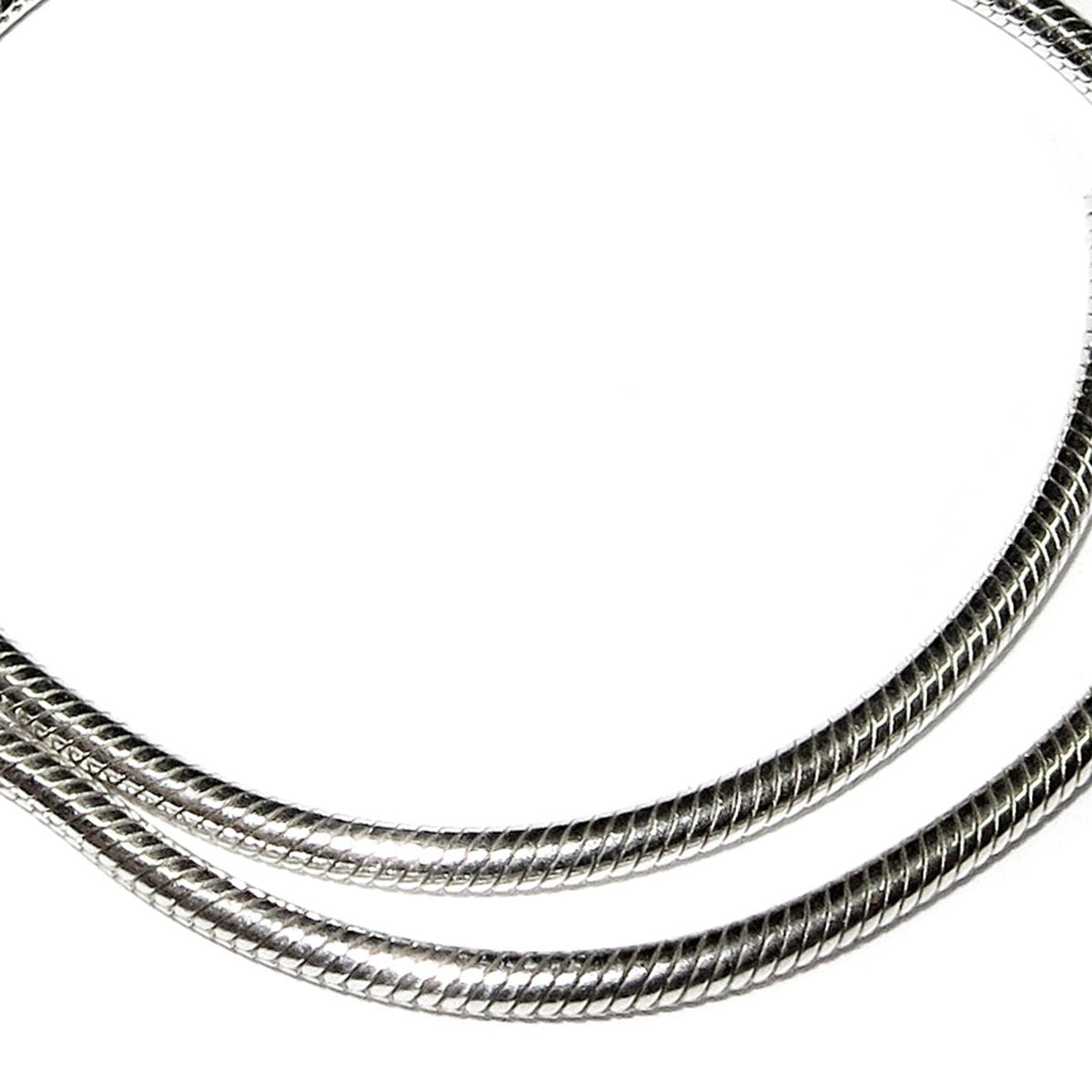 925 Sterling Silver snake beading chain thickness 1.8 mm, beading snake chains, Jewelry making, silver chains, beading chains - 1 Ft (30 cm)