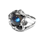 Labradorite ring 925 sterling silver handmade size 7, single copy, Silver ring, natural Labradorite, Statement ring, Handmade ring