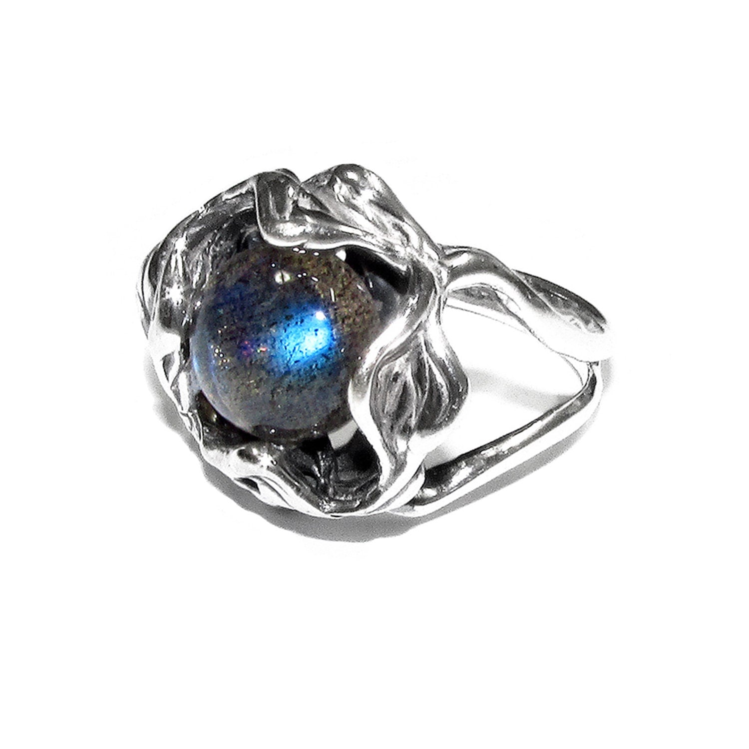 Labradorite ring 925 sterling silver handmade size 7, single copy, Silver ring, natural Labradorite, Statement ring, Handmade ring