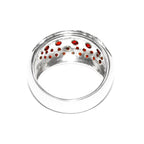 Statement Red topaz ring 925 sterling silver size 7, Handmade ring, single copy, 925 Silver ring, Red topaz, silver ring, gemstone, red ring