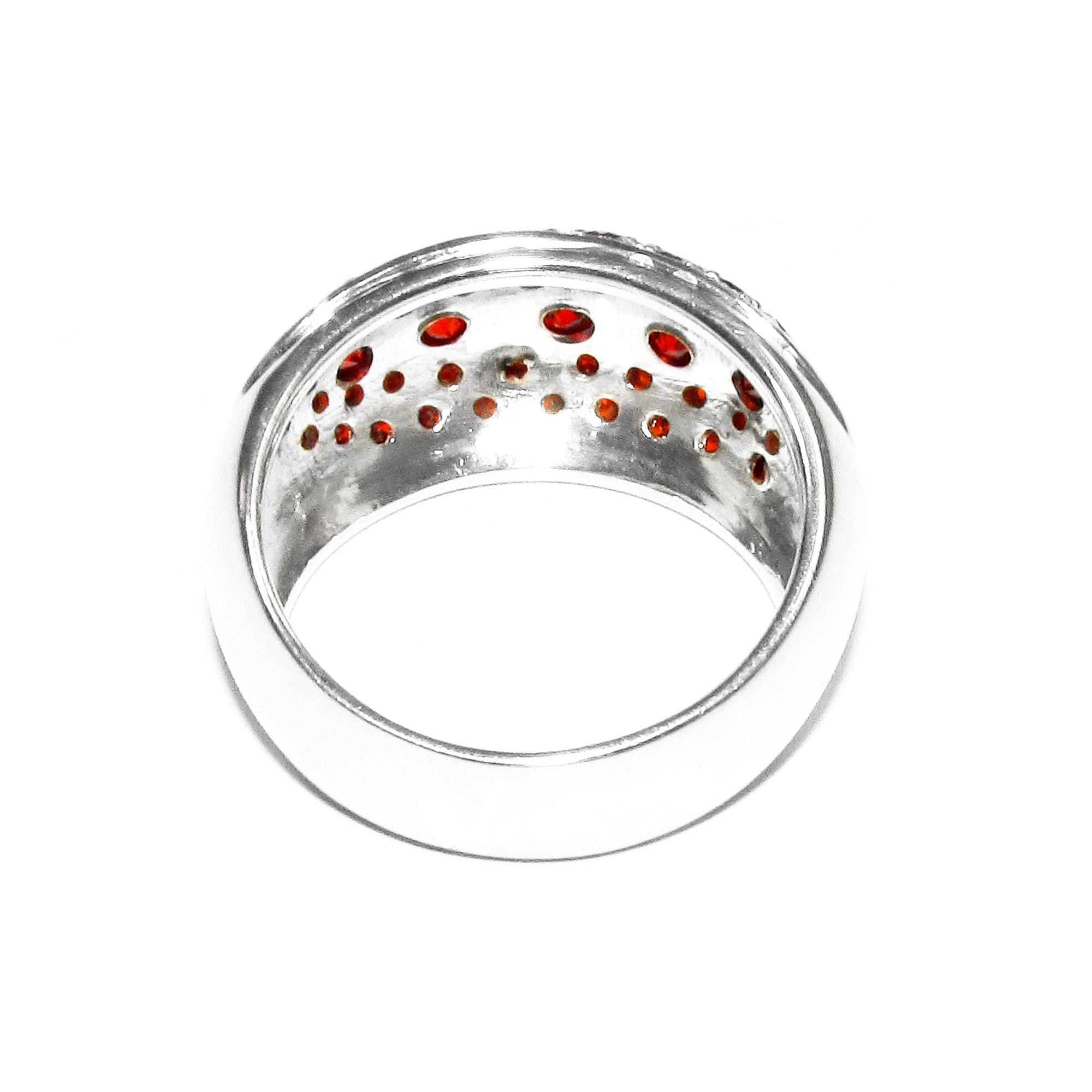 Statement Red topaz ring 925 sterling silver size 7, Handmade ring, single copy, 925 Silver ring, Red topaz, silver ring, gemstone, red ring
