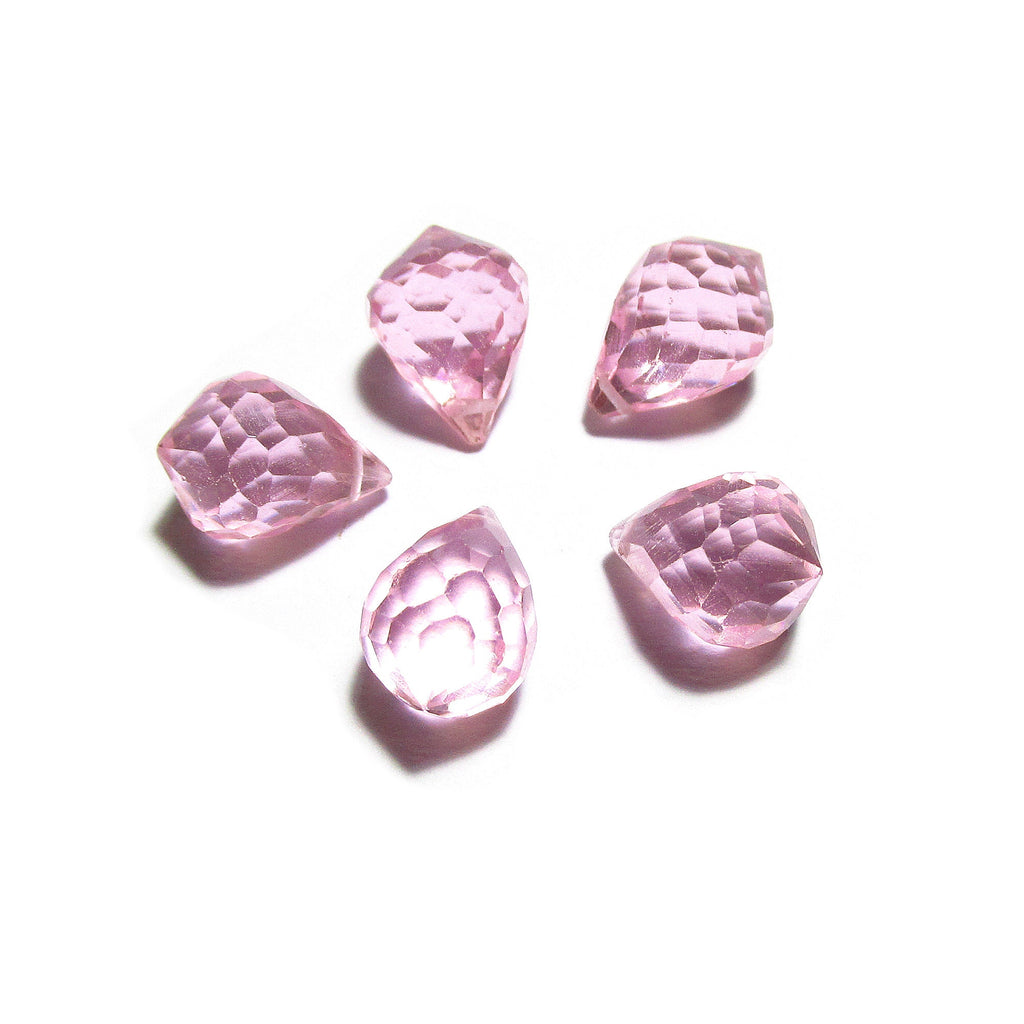 Natural Kunzite Teardrop faceted Beads size 9x6 mm, Kunzite Gemstone, Jewelry making, Natural Gemstone Teardrop beads - 1 piece