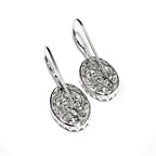 12x16 mm size 925 sterling silver blank earrings with bezel cup, Jewelry making, Setting, bezel cup, Base earrings - 1 pair (2 pieces)