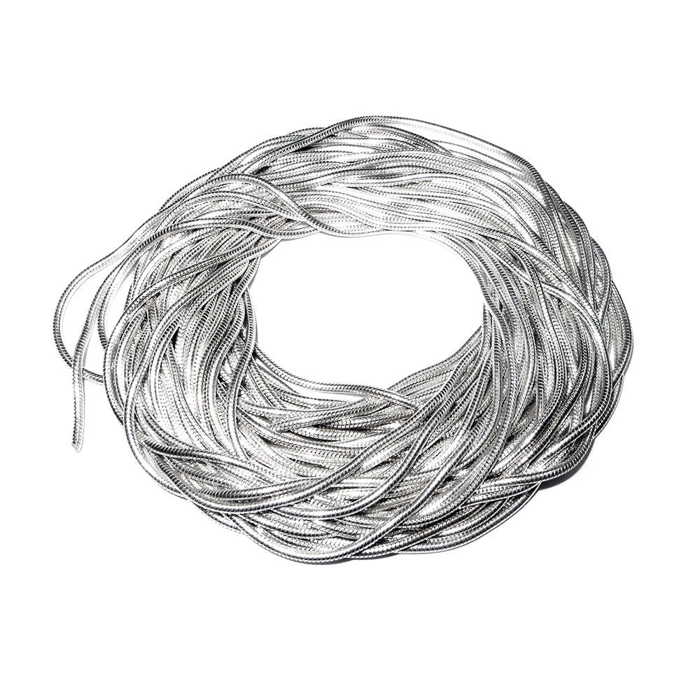 925 Sterling Silver snake beading chain thickness 1.5 mm, beading snake chains, Jewelry making, silver chains, beading chains - 1 Ft (30 cm)