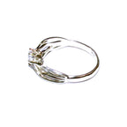White topaz ring 925 sterling silver size 5, Handmade ring, single copy, sterling silver, White topaz ring, silver ring, Gift ring