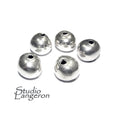 925 sterling silver handmade beads BB34, silver beads, handmade beads, Jewelry making, decorative bead, Original bead, Large beads - 1 piece