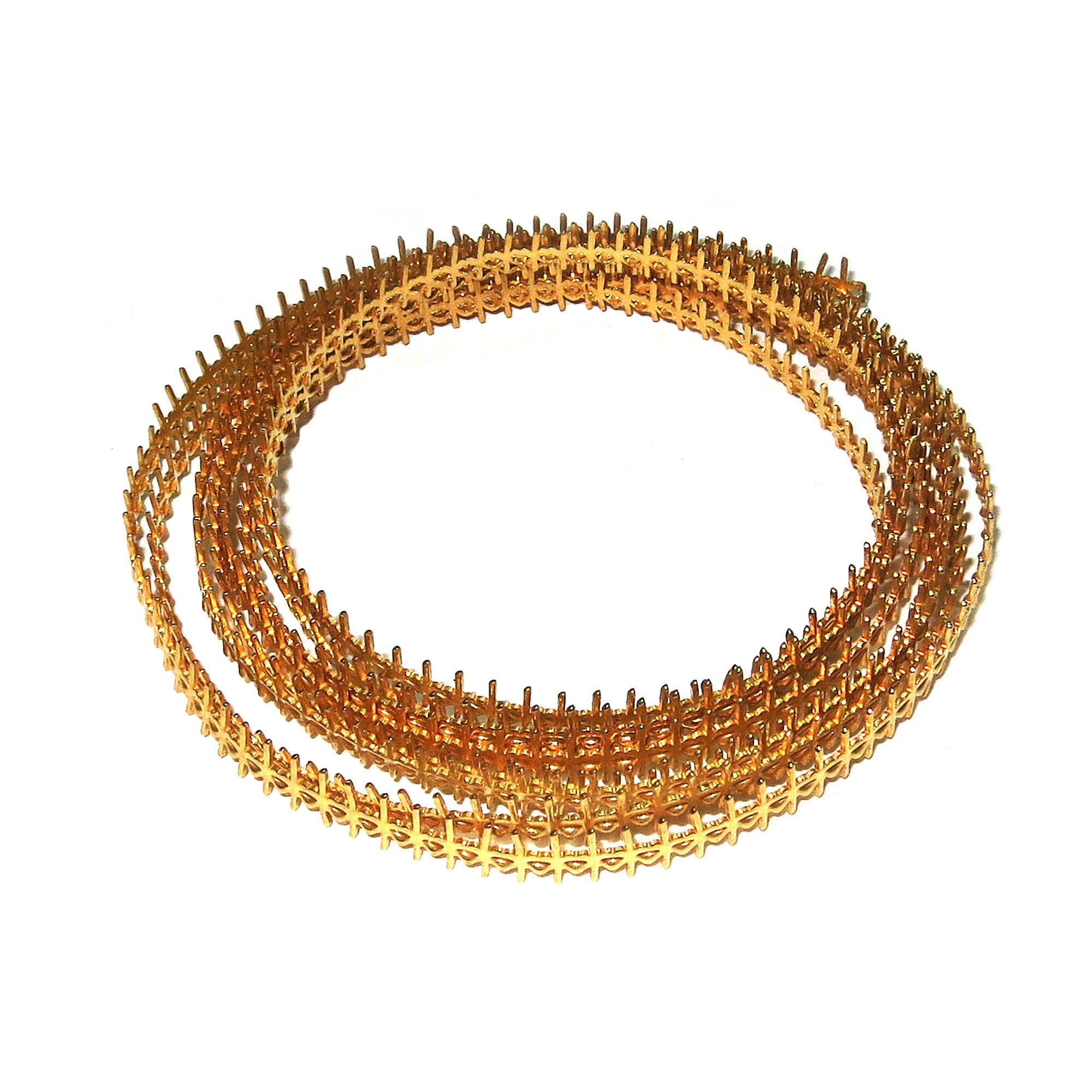Natural Brass Gallery wire, Brass wire, Gallery pattern, Gallery ribbon, Wire, Jewelry making, Brass findings, Setting - 4 inch (10 cm)