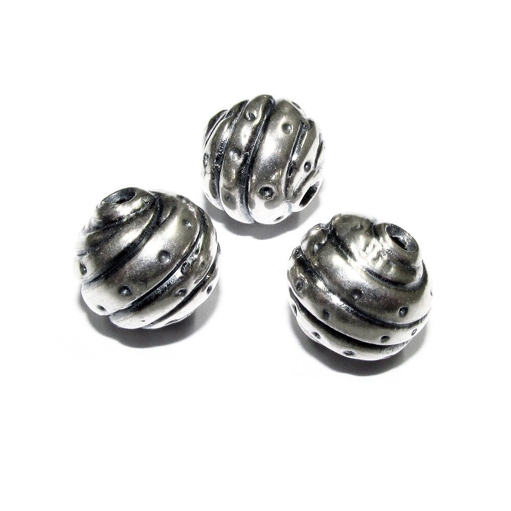 925 sterling silver handmade beads BB13, Jewelry making, silver beads, Handmade beads, decorative beads, Original beads - 1 piece