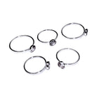 925 sterling silver blank ring with bezel cup 3 mm size 4, 5, 6, 7, 8, 9, silver ring, bezel cup, base ring, ring mounting - 1 piece