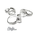 12 mm 925 sterling silver blank ring with bezel cup size 5, 6, 7, 8, 9, silver ring, bezel cup, base ring, setting, Jewelry making - 1 piece