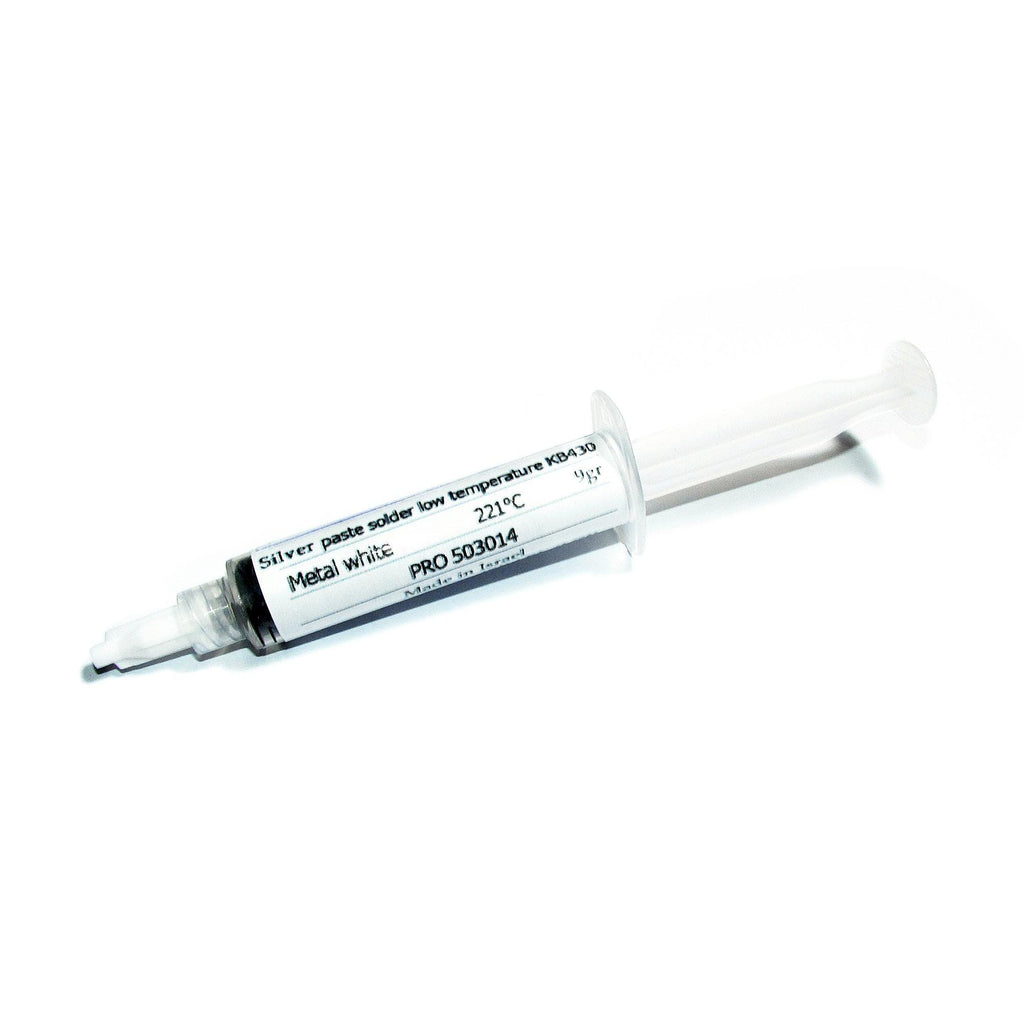 Solder paste for nickel alloy, German silver, white bronze, stainless steel 9 gram, solder silver Low-Temperature, Jewelry making - 1 piece
