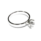 925 sterling silver blank ring with 6-prong setting 5 mm size 4-11, silver ring, Jewelry making, base ring, Setting, Prong setting - 1 piece