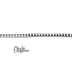 935 Argentium Silver Gallery wire, Bezel wire, Gallery ribbon, Gallery pattern, Argentium silver, Jewelry making, Wire - 4 inch (10 cm)