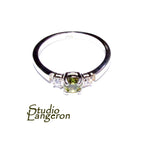 Peridot ring 925 sterling silver size 5, handmade ring, single copy, sterling silver, Peridot, 925 silver ring, gemstone, red ring