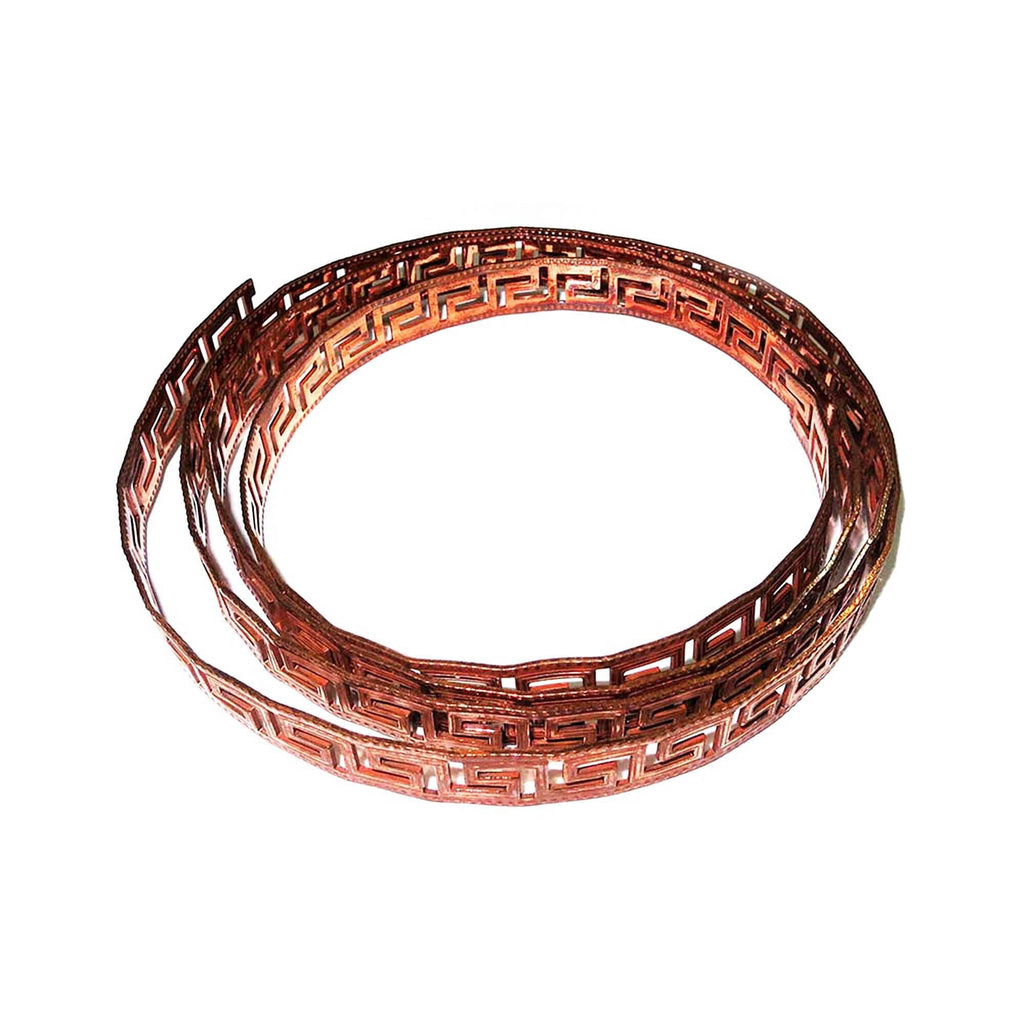Natural Copper Bezel wire, Gallery wire, Gallery ribbon, Gallery pattern, Natural Copper, Jewelry making, Copper wire - 4 inch (10 cm)